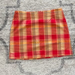 Y2K A. Byer Plaid Skirt